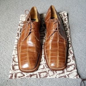 Genuine alligator shoes